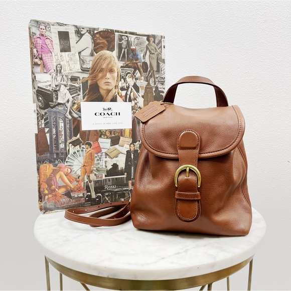 Coach Bags Vintage Coach Bantam Soho Leather Backpack British Tan